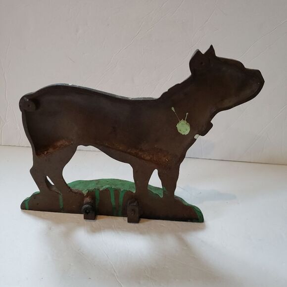 Vintage Cast Iron Bulldog DoorStop - Picture 3 of 6
